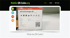 Desktop Screenshot of mobile-qr-codes.org